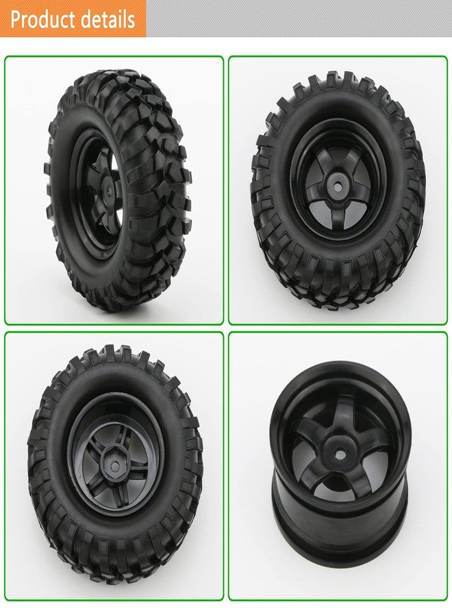 Rowiz 4X 1:10 RC Off-Road Car Wheel Tires 5 Spokes Wheel Rim 12 mm Hex RC Parts - Image 5